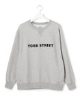 J.PRESS YORK STREET 【UNISEX】裏毛ベーシックロゴ スウェット