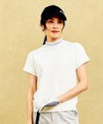 23区GOLF 【WOMEN】ライトダンボール ロゴリブモックネック