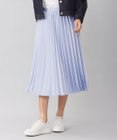 自由区 L 【WEB限定・洗える】ロイヤルサテンプリーツ スカート