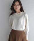 組曲 L 【加藤ローサさん着用・新色追加・前後着用可】スムースストレッチロールネック ニット