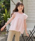 組曲 KIDS 【UVケア】【110-140㎝】マリンボーダー チュニック