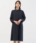 J.PRESS LADIES L 【2way】セラテリーダブルクロス 襟付き ワンピース