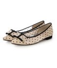 MODE ET JACOMO <carino>ドットチュールパンプス