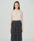 GRACE CONTINENTAL チュールハイネックトップ
