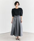 #Newans ヘビーサテンフレアースカート