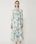 GRACE CONTINENTAL フラワーレイヤーワンピース