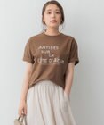 23区 【SLOW/一部店舗限定】MVSコットン デザイン ロゴTシャツ
