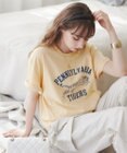 WEGO 【ANGIE VINTAGE】カレッジロゴプリントTee