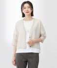 J.PRESS LADIES S 【WEB限定カラーあり・洗える】SHEER LIGHT KNIT Vネック カーディガン
