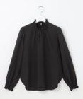Feroux 【洗える】スタンドネックブラウス