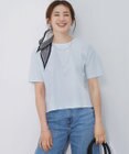 23区 L 【速乾性/汗じみ防止】半袖 クロップド IT Tシャツ