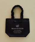 Maison de FLEUR ブランドロゴフリルハンドルトートMバッグ