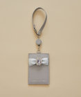 Maison de FLEUR リール付きビジューリボンパスケース