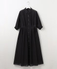 自由区 L 【17号サイズまで展開】シアーボイルシャツ ワンピース