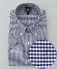 J.PRESS MEN 【WEB・一部店舗限定】ギンガムチェック 半袖シャツ/B.D
