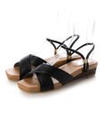 ing <ing>クロスベルトストラップサンダル