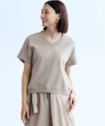 23区 L 【SLOW/WEB限定】ラスティックテリー Vネック カットソー