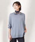 J.PRESS LADIES L 【洗える】 シルキーレーヨンストレッチ オーバーサイズ ニット