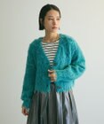 Green Parks armonia．シャギーショートカーディガン