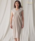 BEIGE， CINDY / Vネックドレス
