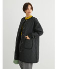 Green Parks キルティングミドル丈コート
