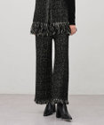uncrave ツイードニット フレアパンツ