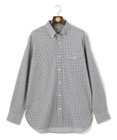J.PRESS MEN 【KING SIZE】ギンガムネルジャージ シャツ/B.D