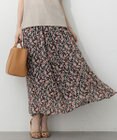 23区 S 【洗える】Ratti アブストラクトプリント スカート