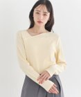earth music&ecology アシメネックリブプルオーバー
