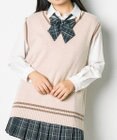 WEGO 【SCHOOLITEM】ラインスクールニットベスト