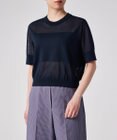 Paul Smith 【洗える】シアーボーダー 半袖ニット