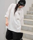 WEGO 【ユニセックス着用ITEM】アクセ付きストレートロゴT（SS）