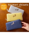 tsumori chisato CARRY キラネコフラワー ラウンドファスナー長財布