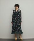 GRACE CONTINENTAL ドロストティアードフレアワンピース