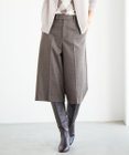 J.PRESS LADIES 【洗える】フラノハンドウォッシュ キュロット パンツ