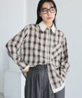 CRAFT STANDARD BOUTIQUE レイヤードライクチェックシャツ
