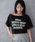 WEGO 2WAYオフショルショートT