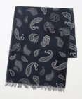 JOSEPH ABBOUD 【イタリア製】ペイズリージャガード ストール
