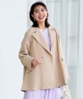 ANY SIS S 【2WAY】エレカジストレッチミドルトレンチ コート