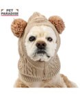 PET PARADISE ペットパラダイス くまちゃん ニット 帽子 中型犬 大型犬