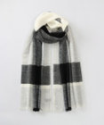 AURORA LANVIN COLLECTION　面割ガーゼ風 カシミヤストール