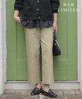 J.PRESS LADIES L 【WEB限定カラーあり】ハイパワーデニムツイル ワイドパンツ