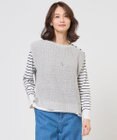J.PRESS LADIES S 【WEB限定カラーあり・プラスワンアイテムに】LINEN COTTON ニット ベスト