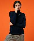 BEIGE， 【洗える】POMPE / ウールカシミヤタートルネックニット