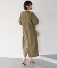 UNFILO FINE MOVE ランタンスリーブワンピース