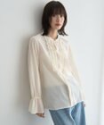 YECCA VECCA フリルデザインブラウス