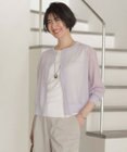 J.PRESS LADIES S 【洗える】SHEER LIGHT ニット ブルゾン