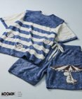 une nana cool 【ムーミン】MOOMIN × une nana ccol　プルオーバー&ハーフパンツセット