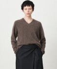 ATON ROYAL FUR CASHMERE | Vネックセーター