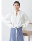 earth music&ecology カフタンフリルブラウス